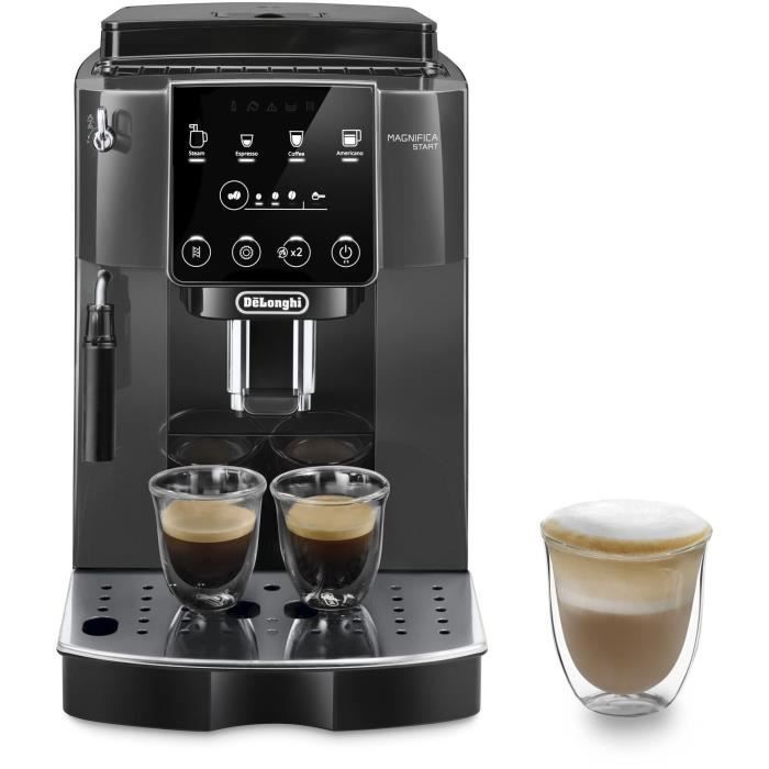 Machine expresso broyeur - De'Longhi - Magnifica Start - ECAM220.22.GB - 4 recettes - Gris noir
