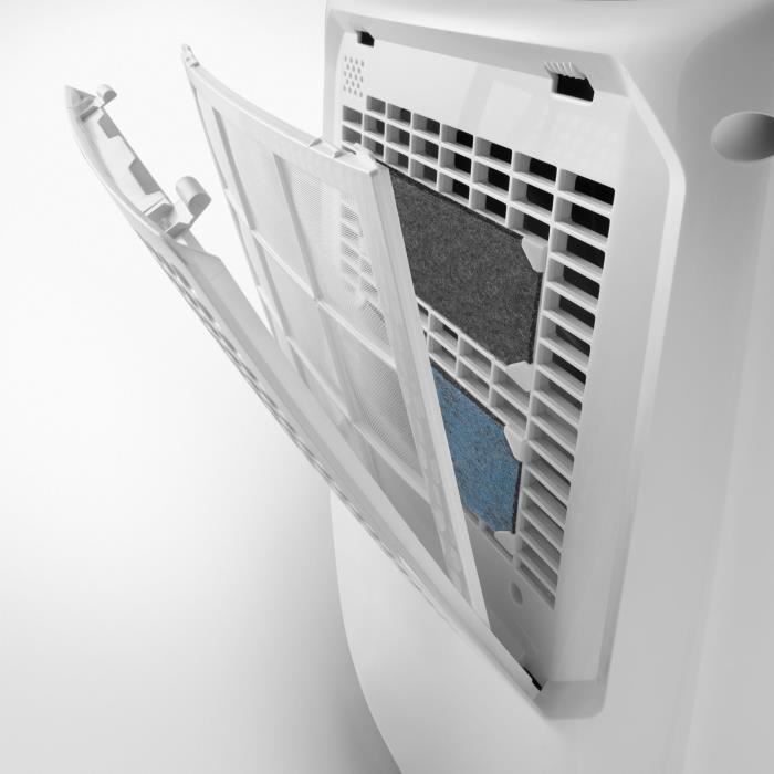 Deshumidificateur DELONGHI - DEX212SF - Fonction buanderie - Débit d'air 125 m3/h - Capacité 2,1 L