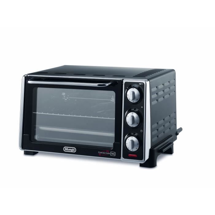 Mini-four - Chaleur tournante - DELONGHI - EO20792 - Noir - 20 L - 49 x 35 x 25,5 cm - 1300 W
