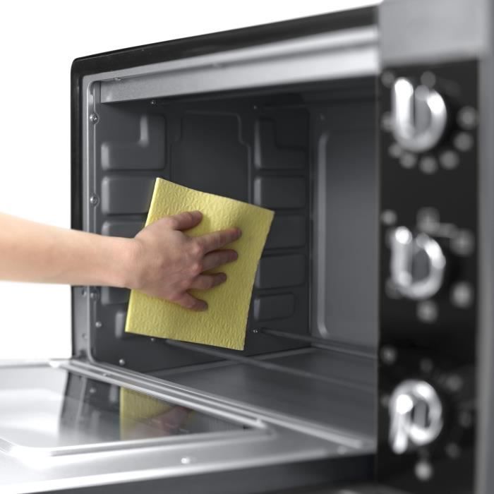 Mini-four - Chaleur tournante - Tournebroche - DELONGHI - EO40123.S - Noir - 40 L - 51,5 x 44 x 36 cm - 2000 W