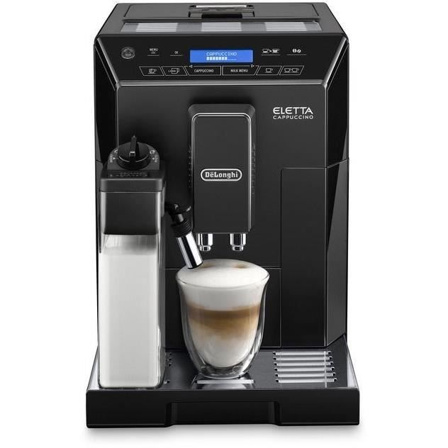 Machine expresso broyeur - De'Longhi - Eletta - ECAM44.660.B - 4 recettes - Noir