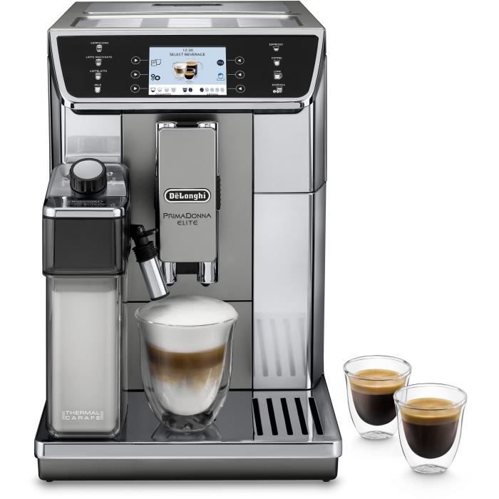 DELONGHI ECAM650.55.MS Expresso broyeur connectÈ PrimaDonna Elite - Gris