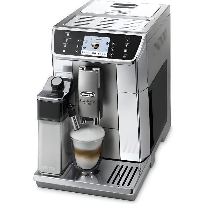 Machine expresso broyeur - De'Longhi - Primadonna elite - ECAM650.55.MS - 14 recettes - Gris
