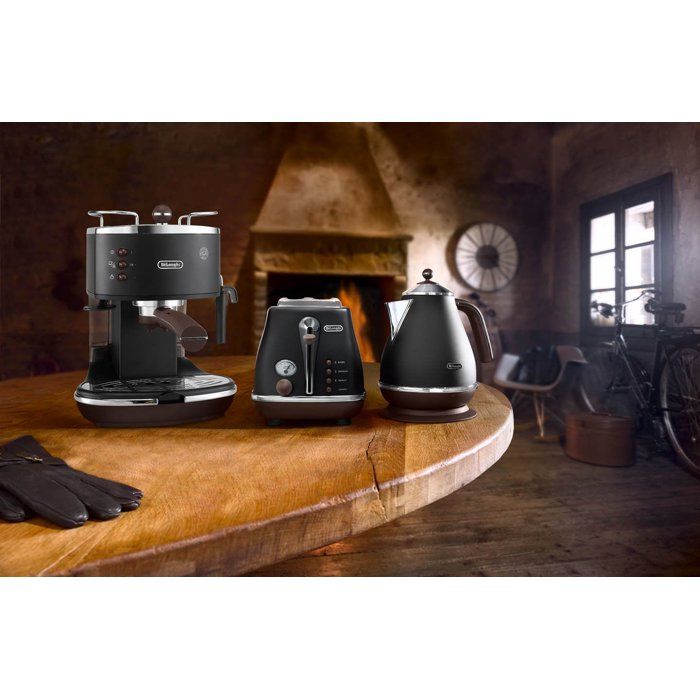 Machine expresso manuelle - De'Longhi - Icona vintage - ECOV311.BK - Noir