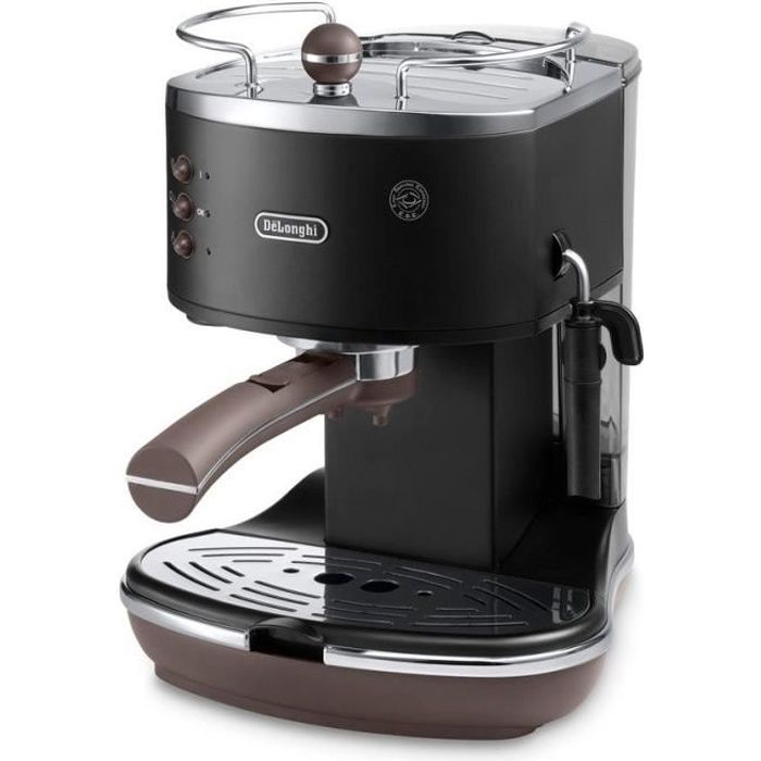 Machine expresso manuelle - De'Longhi - Icona vintage - ECOV311.BK - Noir