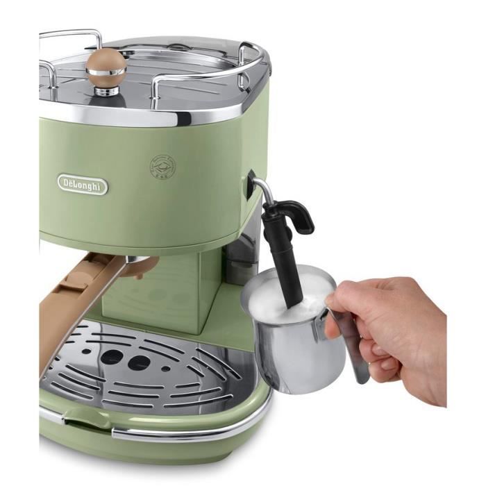 Machine expresso manuelle - De'Longhi - Icona Vintage - ECOV310.GR - Vert