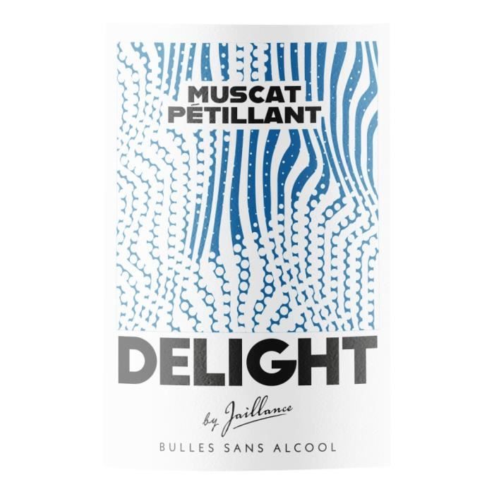 Muscat Pétillant Bulles Sans alcool - Delight by Jaillance - 75cl