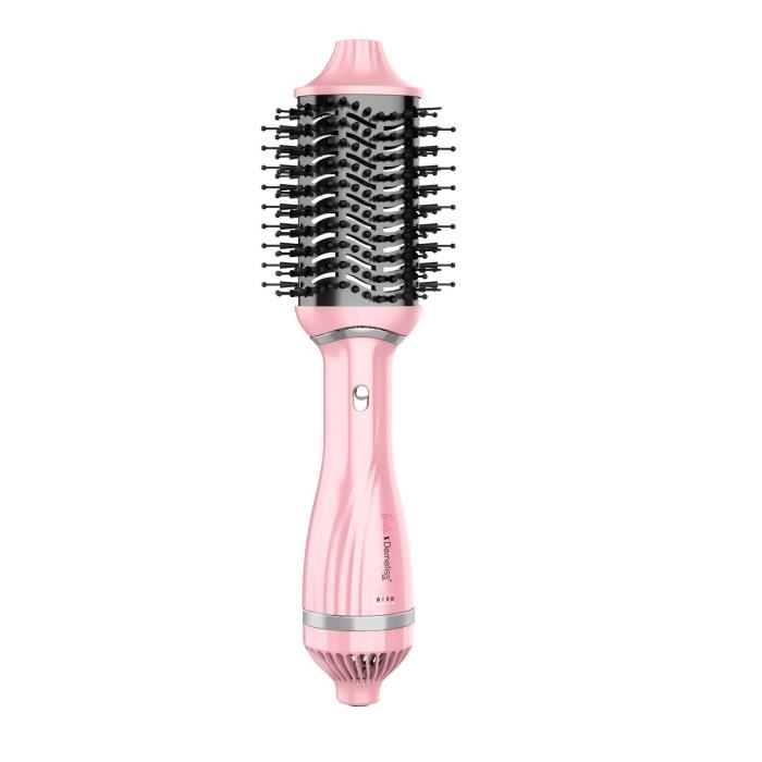 Brosse soufflante - DEMELISS - Volume & Style - Barbie Edition - 1200 W - 3 températures - Rose