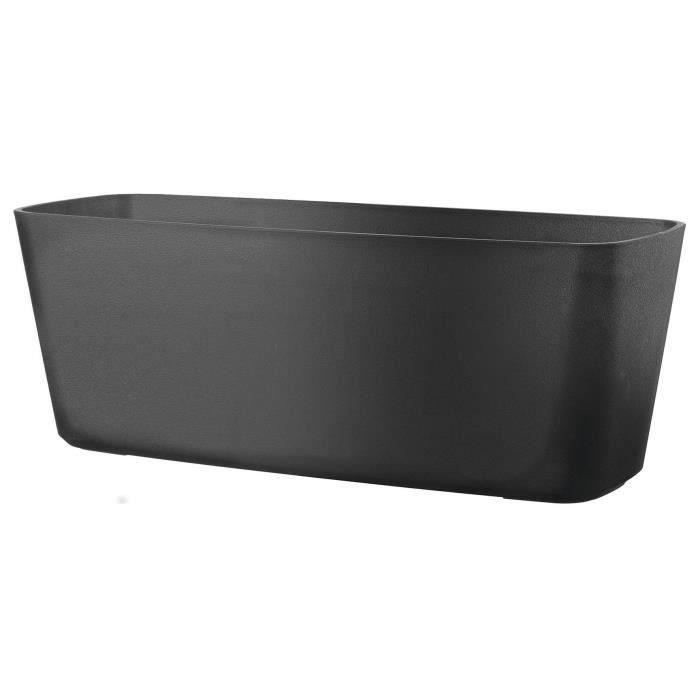 DEROMA Jardiniere Origin - 59x22,6 cm - 18 L - Anthracite
