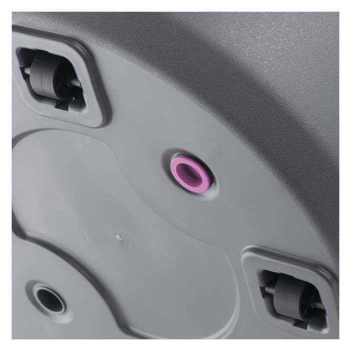 DEROMA Pot de fleurs Origin - 57,5 x 48 cm - 85 L - A roulettes - Terre cuite