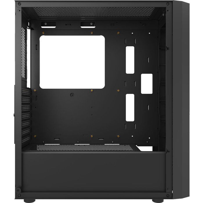 DARKFLASH - DF-DK351CL6-BK - DK351 - Boitier PC sans alimentation - Moyen tour - Format ATX - Noir