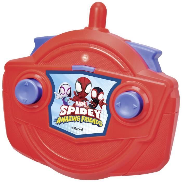 Spidey - Voiture radiocommandée - 27cm - Fonction turbo - Batterie rechargeable par cable USB