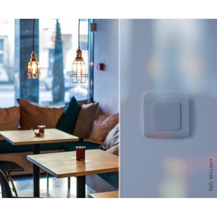 Lot de 2 interrupteurs lumiere - DiO CONNECT - REV-KIT-06