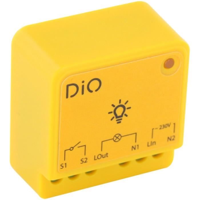 Lot de 2 modules éclairage - DiO CONNECTED HOME - On/Off 1000W - 433 MHz / Zigbee / BLE
