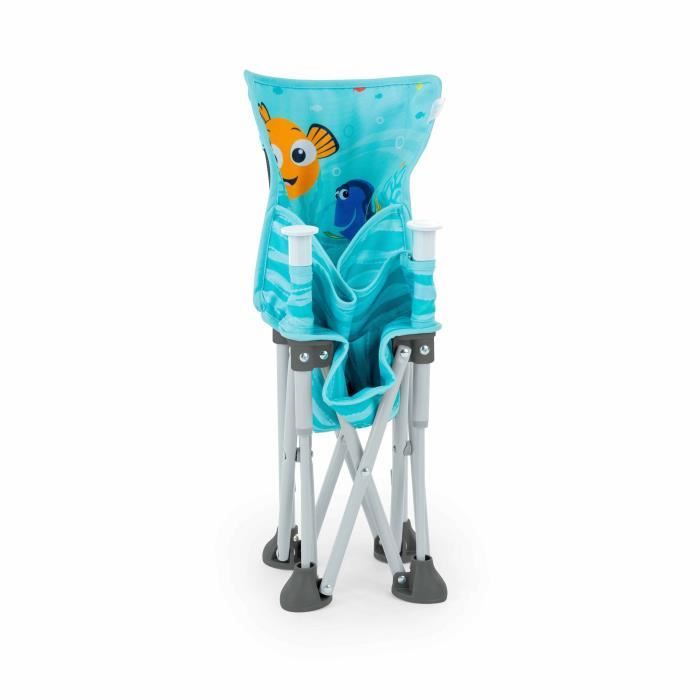 DISNEY BABY -NEMO- Rehausseur de chaise pliable, nomade, de voyage, Léger et facile a nettoyer, Sac de transport inclus