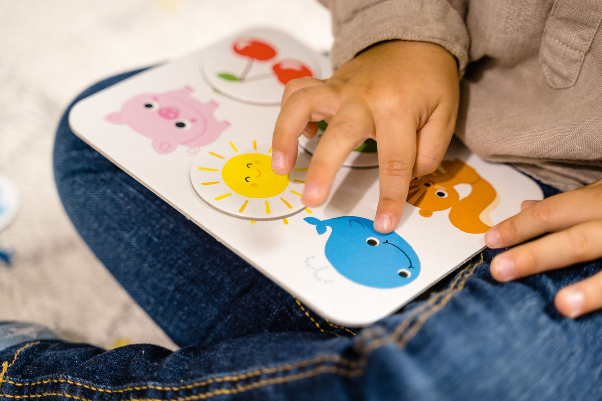 Jeu d'association NATHAN La Petite Ecole - Couleurs et Formes - Pour enfants de 2 ans et plus