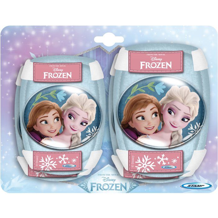 Coudieres & Genouilleres - DISNEY - La Reine des Neiges - Taille unique avec des sangles élastiques et systemea scratch - Bleu