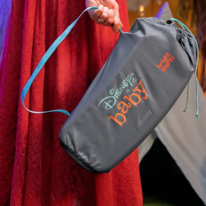 DISNEY BABY Chaise d'appoint Mickey Mouse, rÈhausseur Pop 'n Sit, intÈrieur, extÈrieur, pratique et compacte, pliage rapide, bleu