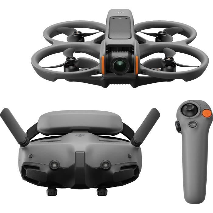 Drone - DJI - Avata 2 - Caméra 4K - Autonomie 25 min - RC Motion 3 et Goggles 3