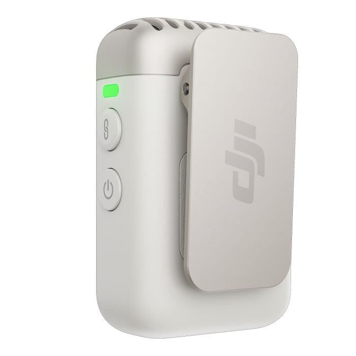 Émetteur sans fil - DJI - Mic 2 - Pearl White - Audio HD - Enregistrement 32 bits