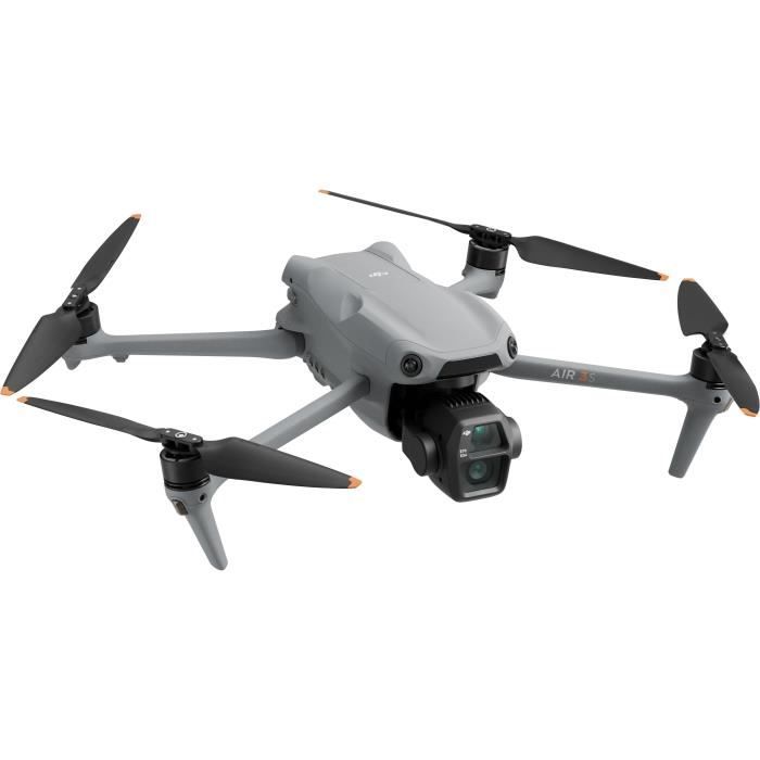 Drone - DJI - Air 3S Fly More Combo (- DJI - RC 2) - Double Caméra CMOS 1 et Télécam 70mm - 14 Stops de Plage Dynamique - RTH Int
