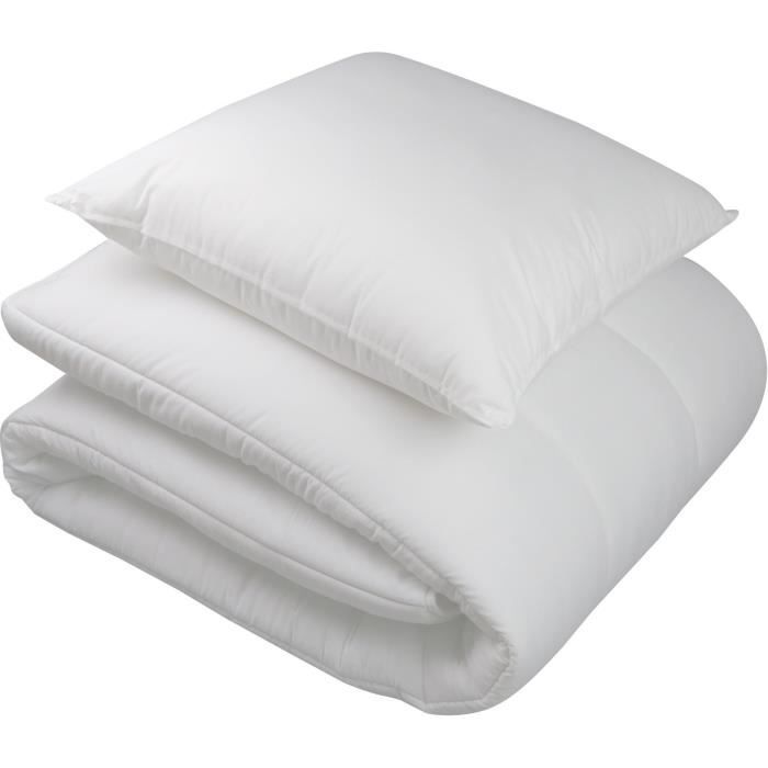 Pack Protection DODO - Couette 140x200 cm + 1 Oreiller + 1 Protege oreiller