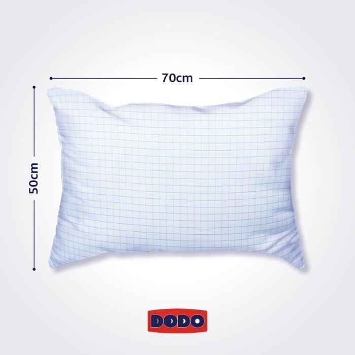 Oreiller Médium - DODO - Punaise Protect - 50 x 70 cm - Blanc