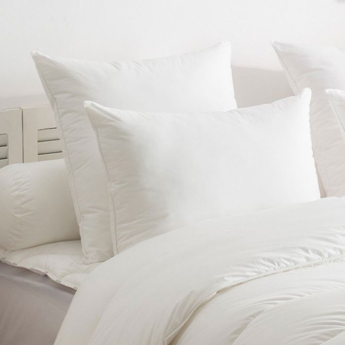 DODO - Lot de 4 oreillers moelleux - GROS VOLUMES - 60 x 60 cm - 100% Polyester VOLUPT'AIR - Blanc