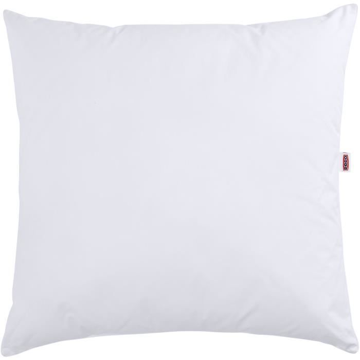 Lot de 2 Oreillers DODO - Méribel Plumettes - 60 x 60 cm - Blanc