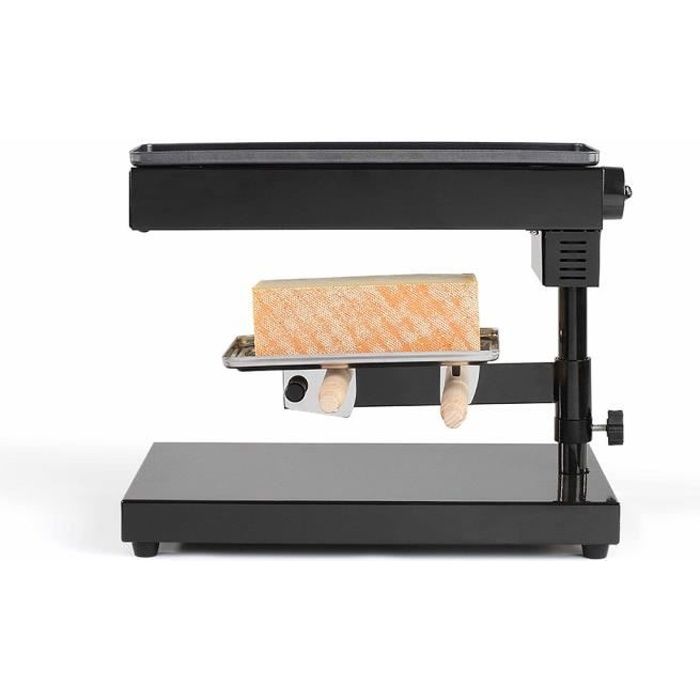 Appareil a raclette traditionnel - LIVOO - DOC159 - 600W - 6 a 8 personnes - Porte fromage amovible - 2 spatules
