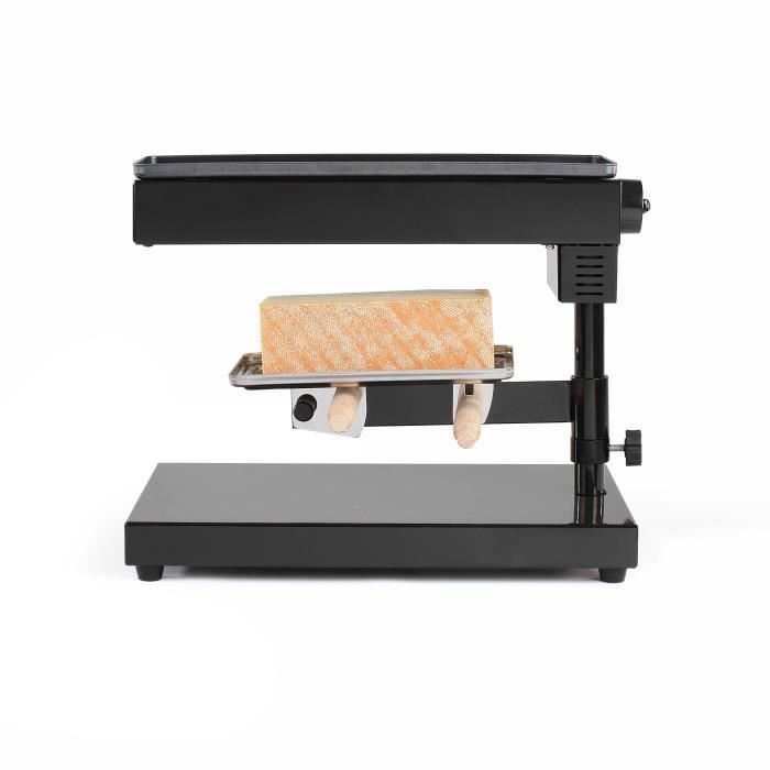 Appareil a raclette traditionnel - LIVOO - DOC159 - 600W - 6 a 8 personnes - Porte fromage amovible - 2 spatules