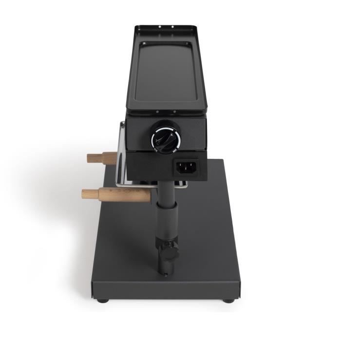 Appareil a raclette traditionnel - LIVOO - DOC159 - 600W - 6 a 8 personnes - Porte fromage amovible - 2 spatules