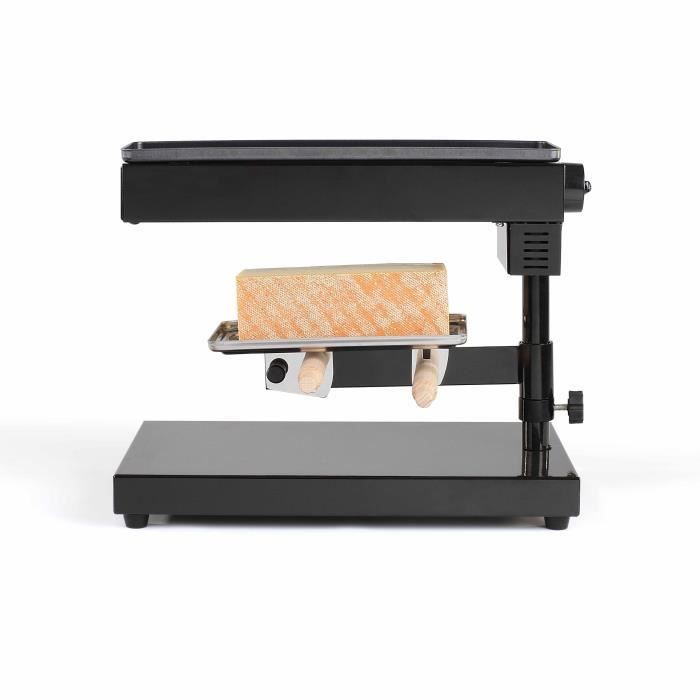 Appareil a raclette traditionnel - LIVOO - DOC159 - 600W - 6 a 8 personnes - Porte fromage amovible - 2 spatules