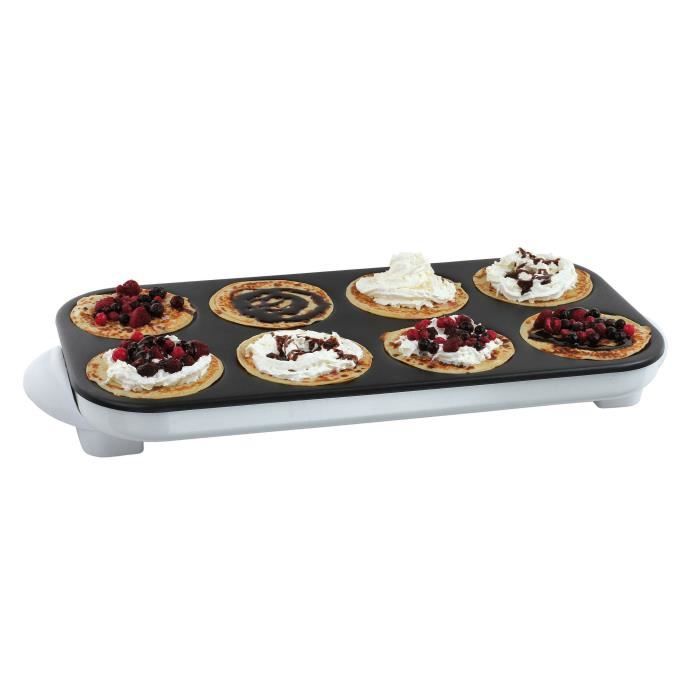 LIVOO DOC186 Crepiere Èlectrique Maxi Crepes Party - Blanc