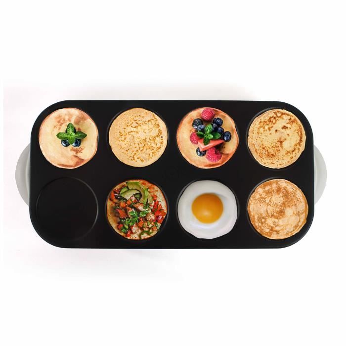 LIVOO DOC186 Crepiere Èlectrique Maxi Crepes Party - Blanc