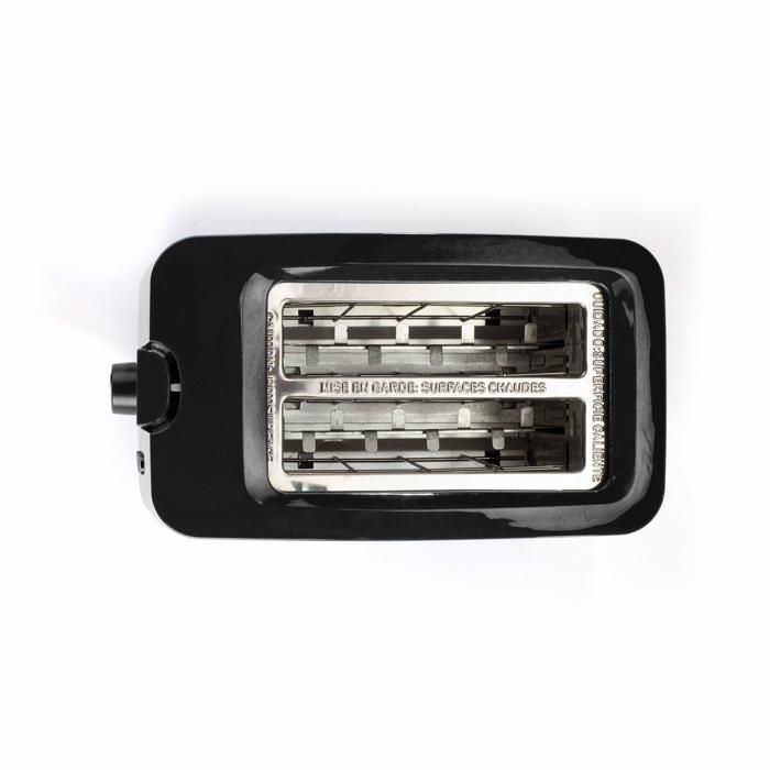 Grille-pain 2 fentes - LIVOO - DOD162N - 750 W - Thermostat réglable : 7 niveaux - Noir
