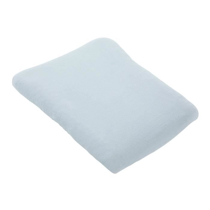 Lot de 2 housses de matelas a† langer - Blanc / Perle - 50 X 75 cm