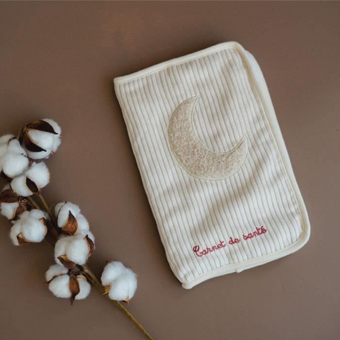 Protege carnet de santé - DOMIVA - Honey Moon - Fermeture éclair - 2 poches intérieures