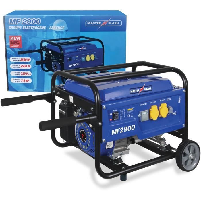 Groupe électrogene essence AVR 2900 W / 2500 W