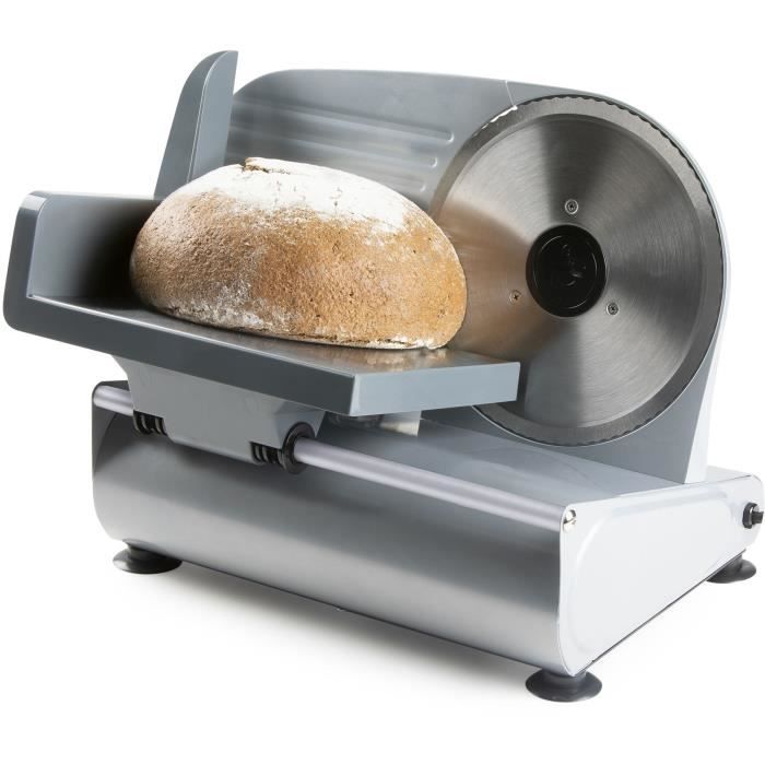 Trancheuse électrique - DOMO - DO521S - 150 W - Ø19 cm - Gris