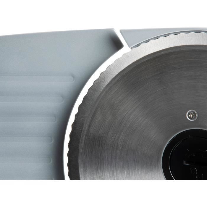 Trancheuse électrique - DOMO - DO521S - 150 W - Ø19 cm - Gris