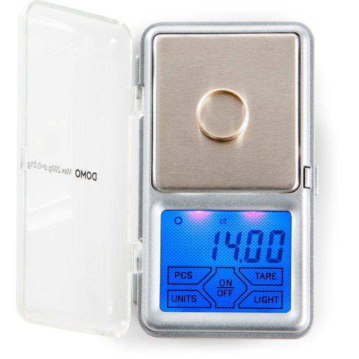 Balance de cuisine électronique - DOMO DO9096W - Graduation 0.01g - Portée 0.2kg - Affichage LED