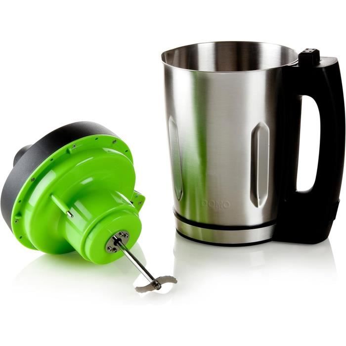 Blender chauffant DOMO - noir - 1,6L 3 programmes - 1000 Watt - DO498BL