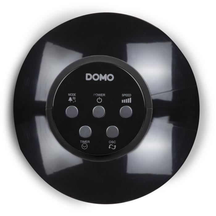 DOMO DO8124 Ventilateur colonne - 3 positions max :7,5m/sec - 3 fonctions:normal,naturel,nuit - Oscillation