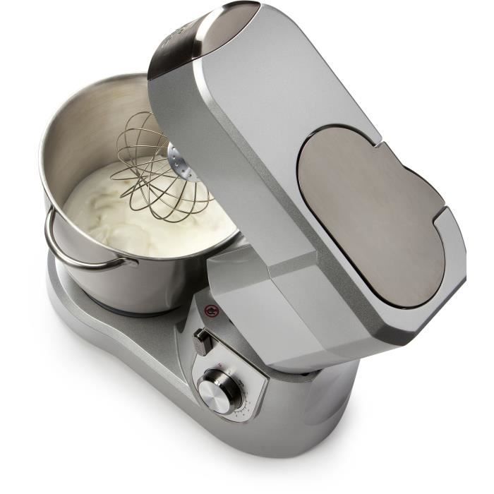 Robot de Cuisine Pro - DOMO - DO9079KR - 1500 W - 6,7 L - Vitesse variable + Pulse - Gris