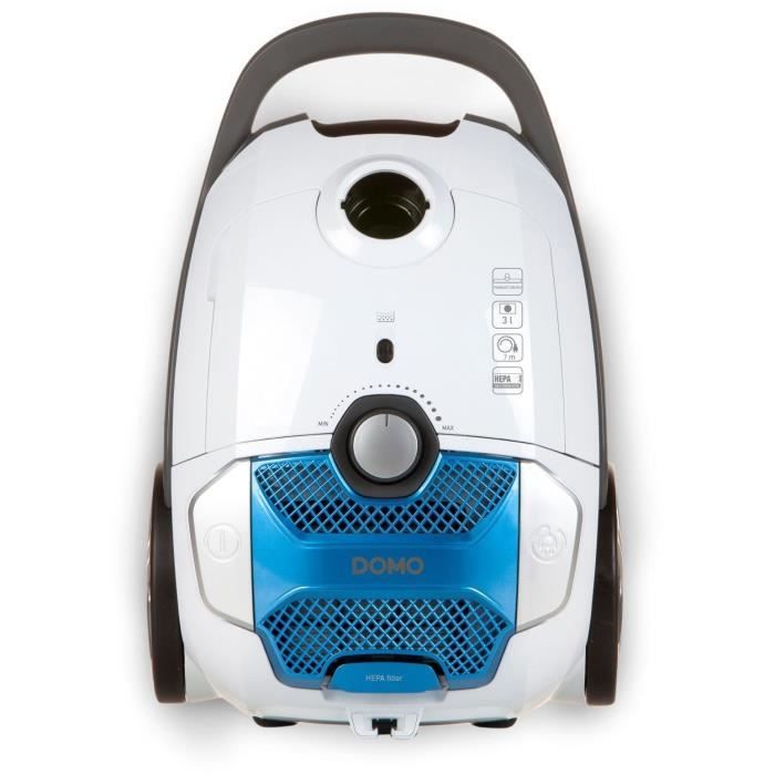 DOMO DO7291S - Aspirateur traineau 3L - 700W - 68dB - Puissance d'aspiration rÈglable - Brosse de sol Deep Clean