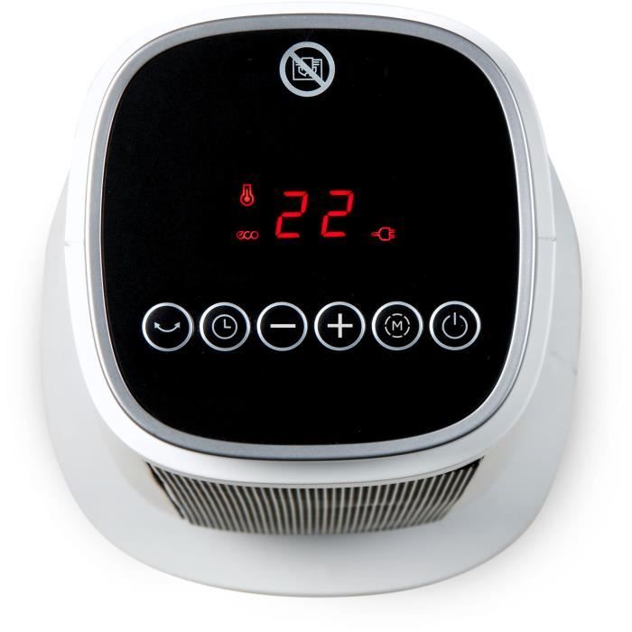 Convecteur - DOMO - DO7347H - 2000 W - Blanc - 21,5 x 21,5 x 58,3 cm