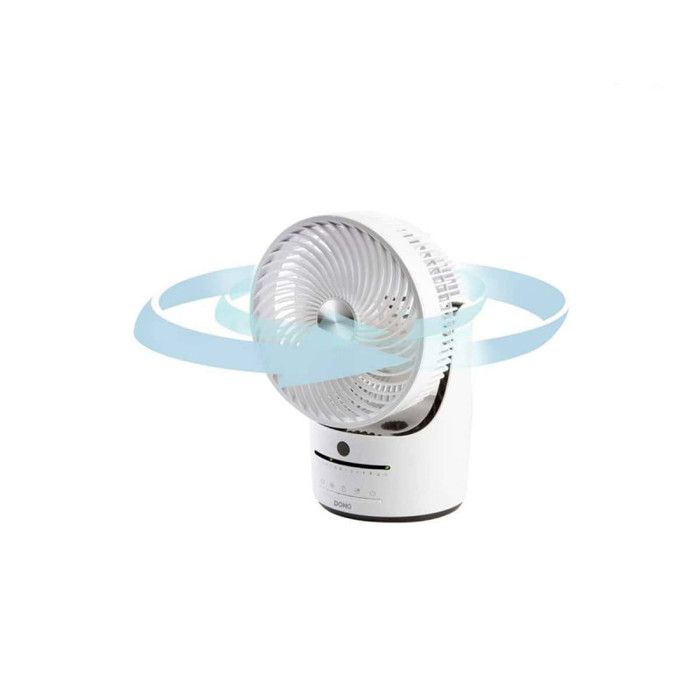 Ventilateur de table - DOMO - DO8148 - 45 W - Blanc - 3 vitesses - Oscillation 360∞