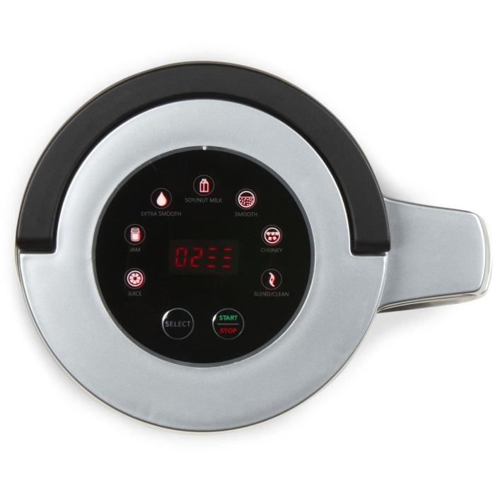 Blender chauffant DOMO gris - 2,2 L 7 programmes 1000 Watt - DO716BL