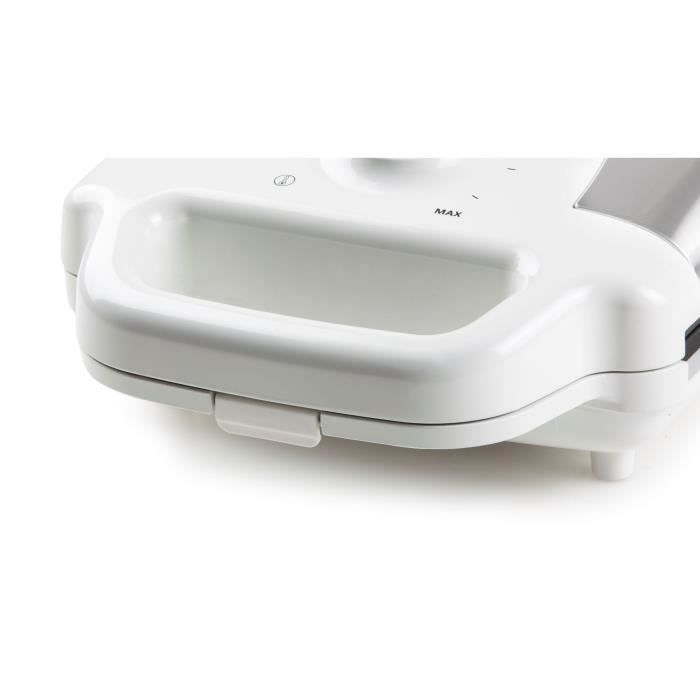 DOMO DO9222W - Gaufrier - 900W - 4x7 cm - Revetement anti-adhÈsif - Thermostat rÈglable - Safety lock